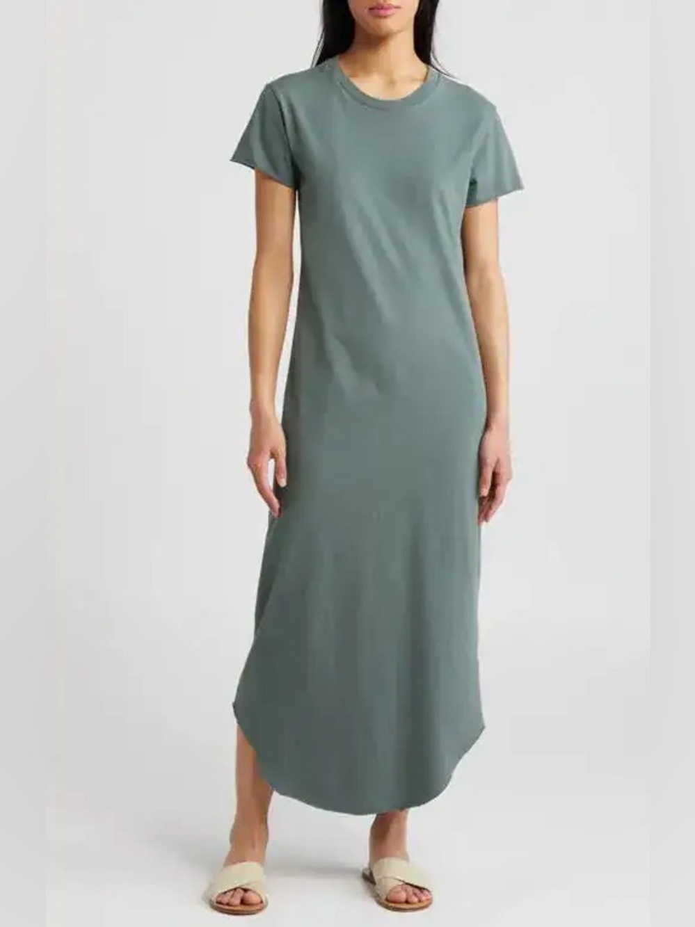 Frank & Eileen Harper Perfect Tee Maxi Dress Green Size L